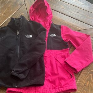 The North Face Kids' Black  and Pink 3in1 Jacket